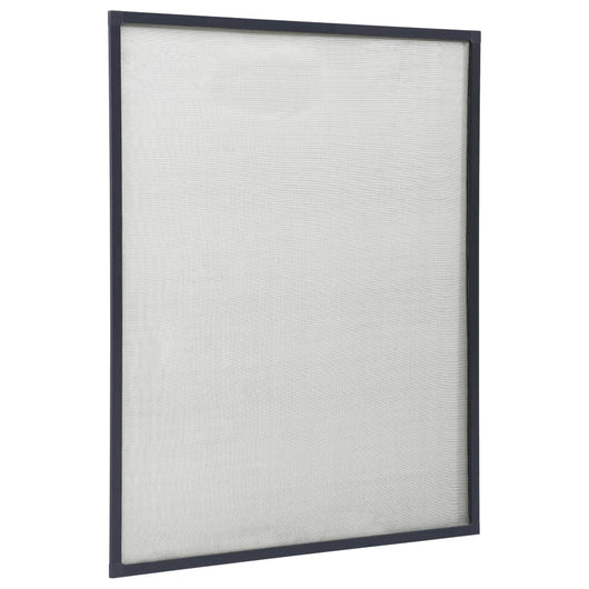 vidaXL Zanzariera per Finestre Antracite 100x120 cm