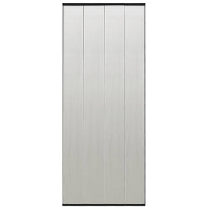 Zanzariera Porta con Tenda in Rete Nera 100x220 cm Poliesterecod mxl 87746