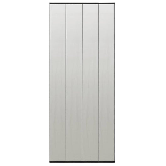 Zanzariera Porta con Tenda in Rete Nera 100x220 cm Poliesterecod mxl 87746