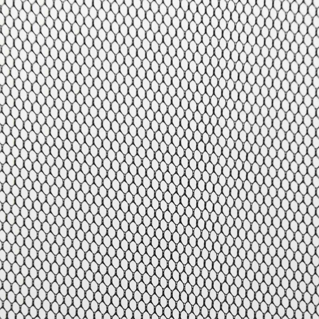 Zanzariera Porta con Tenda in Rete Nera 100x220 cm Poliestere 148710