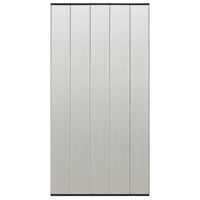 Zanzariera per Porta con 5 Sezioni a Rete Nera 120x240 cm cod mxl 54560
