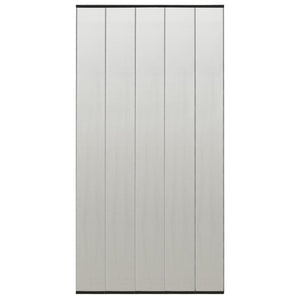 Zanzariera per Porta con 5 Sezioni a Rete Nera 120x240 cm cod mxl 54560