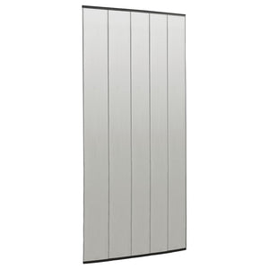 Zanzariera per Porta con 5 Sezioni a Rete Nera 120x240 cm 148711