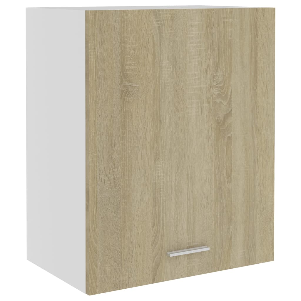 Mobili Pensili 2 pz Rovere Sonoma 50x31x60 cm Legno Multistrato 805081