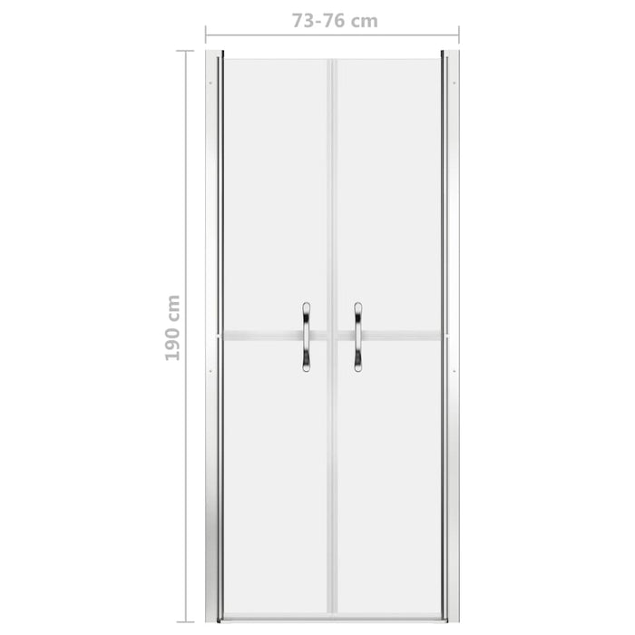 Porta per Doccia in ESG Satinato 76x190 cm 148793