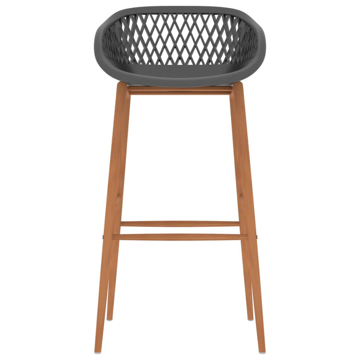 Set da Bar 5 pz Nero e Grigio 3057380