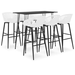 Set da Bar 7 pz Nero e Biancocod mxl 120378