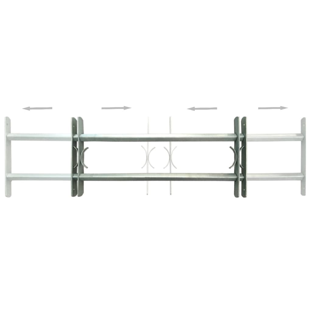 Grate per Finestre Regolabili 2 pz 700-1050 mm 3057508