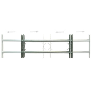 Grate per Finestre Regolabili 2 pz 700-1050 mm 3057508