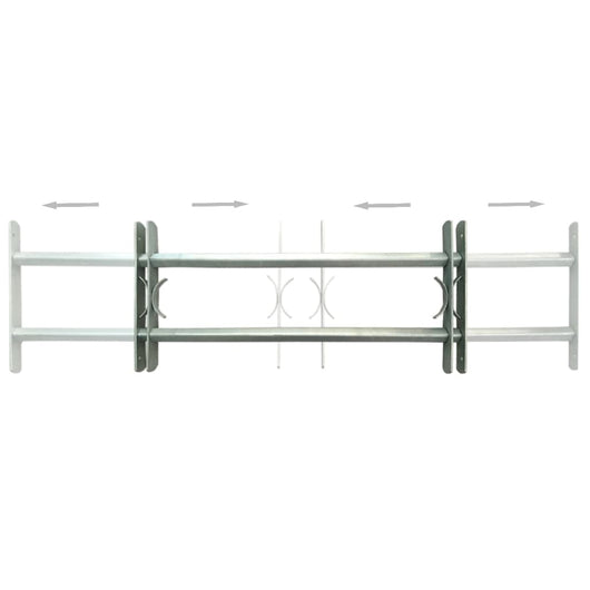 Grate per Finestre Regolabili 2 pz 700-1050 mm 3057508