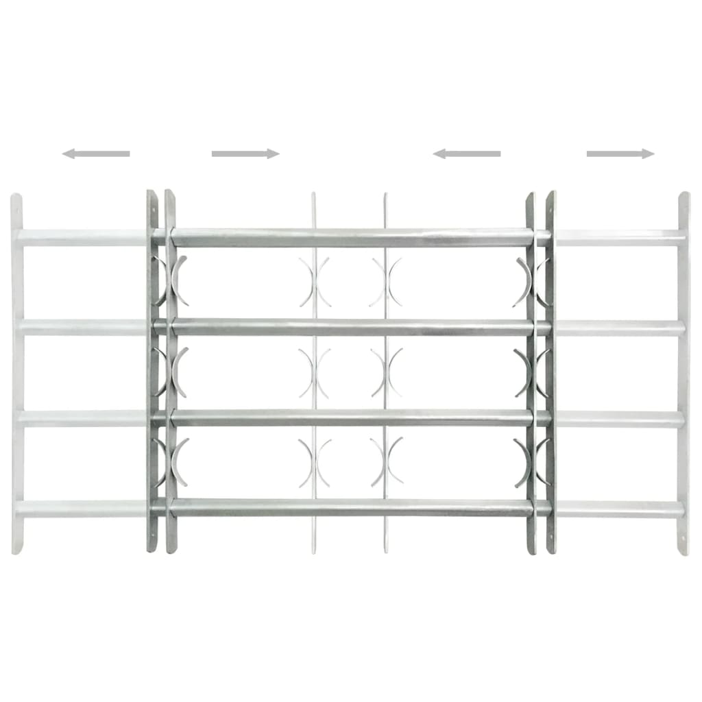 Grate per Finestre Regolabili 2 pz 1000-1500 mm cod mxl 71538