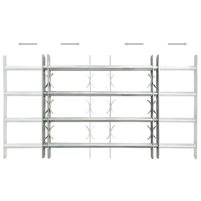 Grate per Finestre Regolabili 2 pz 1000-1500 mm cod mxl 71538