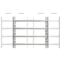 Grate per Finestre Regolabili 2 pz 1000-1500 mm 3057510