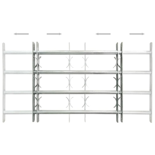 Grate per Finestre Regolabili 2 pz 1000-1500 mm 3057510