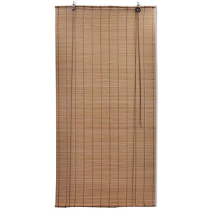 Tende Oscuranti in BambÃ¹ 2 pz 80 x 160 cm Marroni cod mxl 48394