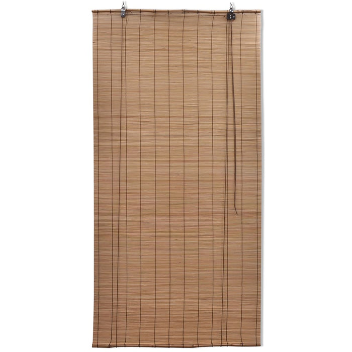 Tende a Rullo in Bambù 2pz 150x220 cm Marroni 3057521