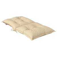 Cuscini per Sedia da Giardino 4 pz Beige 100x50x7 cm Tessuto 314288