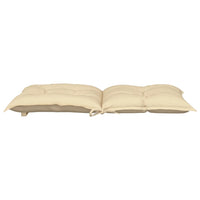 Cuscini per Sedia da Giardino 4 pz Beige 100x50x7 cm Tessuto 314288