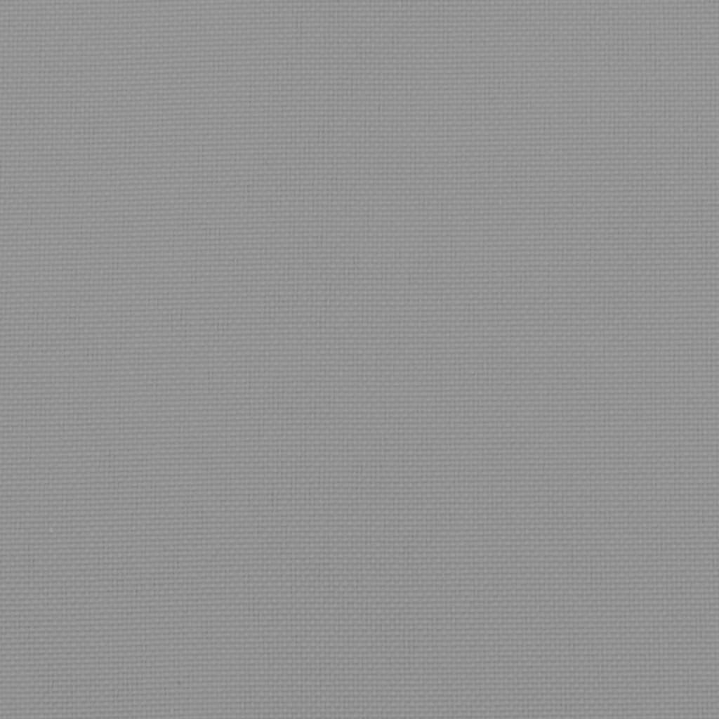 Cuscino per Pallet Grigio 60x60x12 cm in Tessuto