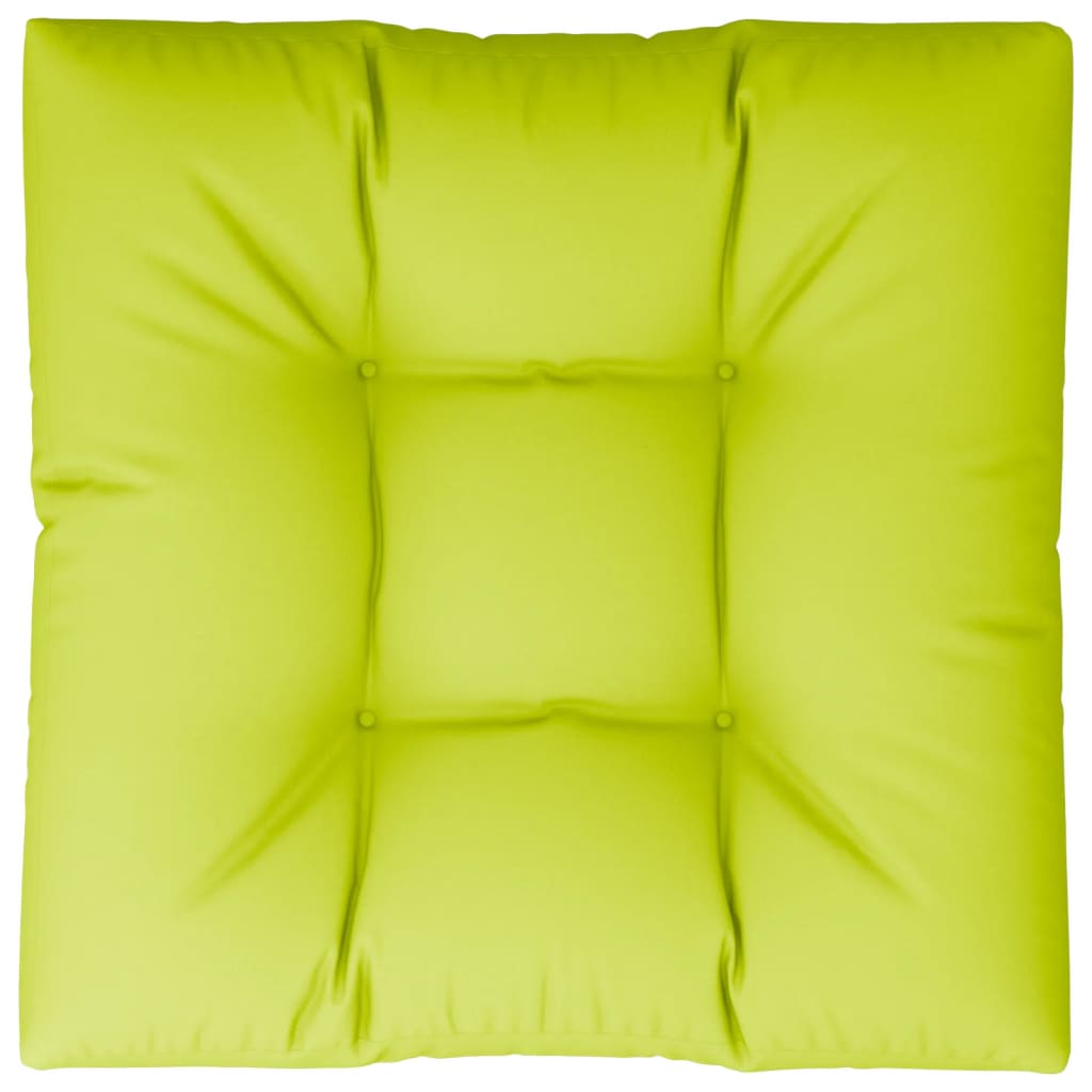 Cuscino per Divano Pallet Verde Brillante 80x80x12 cm 314410
