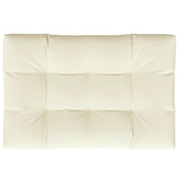 Cuscino per Pallet Crema 120x80x12 cm in Tessuto 314414