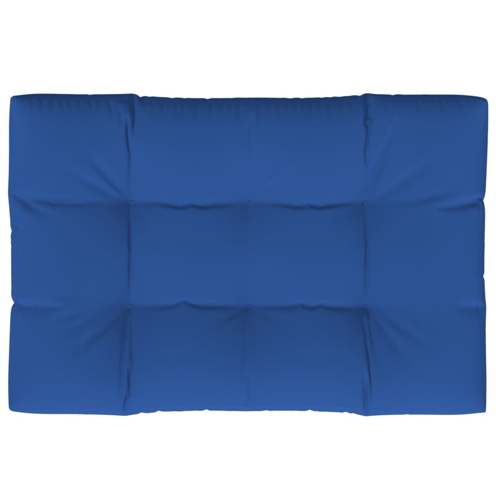 Cuscino per Pallet Blu Reale 120x80x12 cm in Tessuto