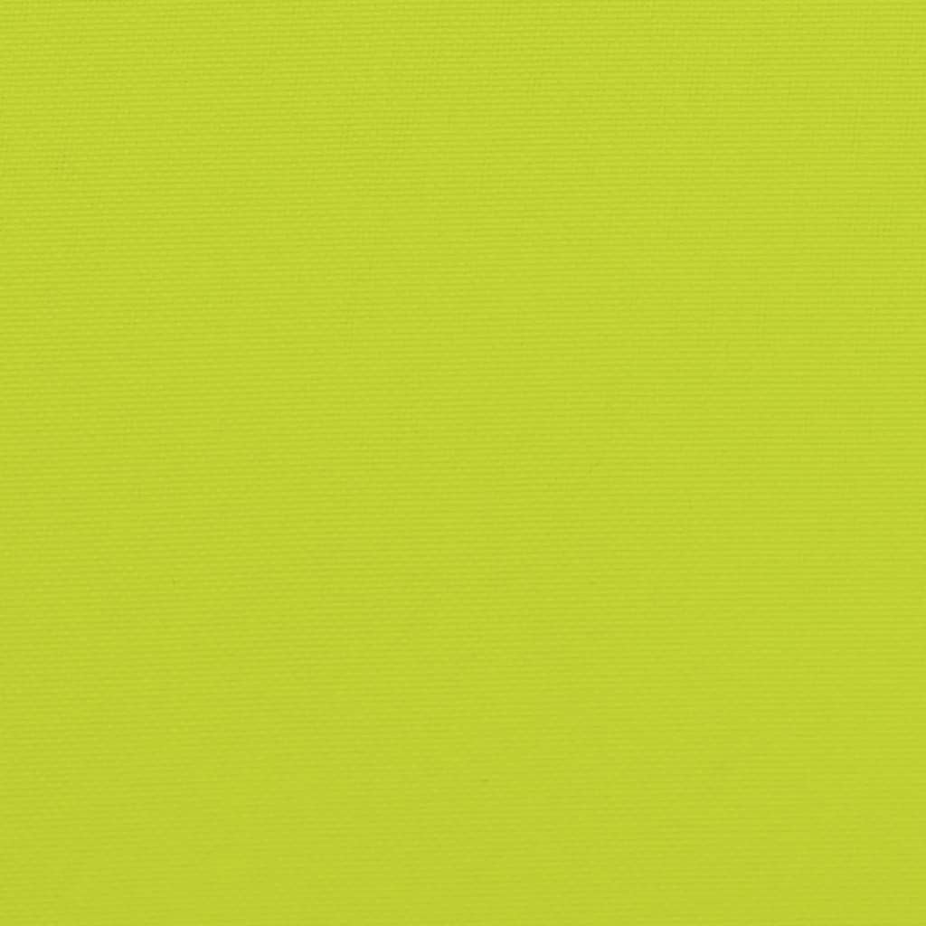 Cuscino per Pallet Verde Brillante 70x40x12 cm in Tessuto 314459