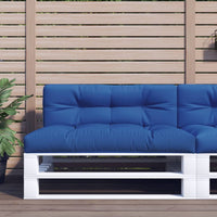 Cuscino per Pallet Blu Reale 120x40x12 cm in Tessuto 314479