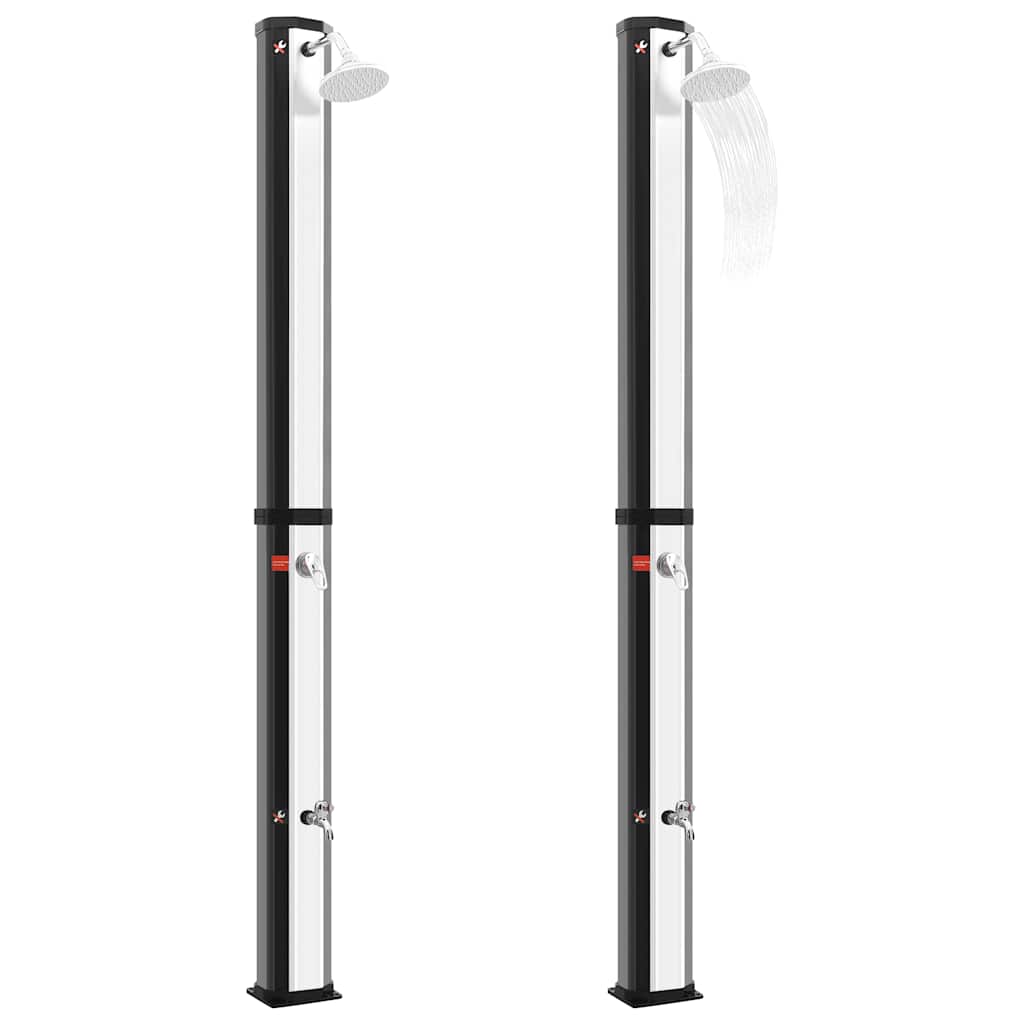 Outdoor Doccia Solare da Esterno con Soffione e Rubinetto 35 L 92941