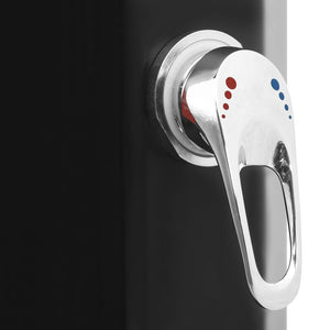 Doccia Solare da Giardino con Soffione e Rubinetto 35 L Nero cod mxl 44226