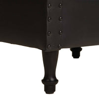 Poltrona a Pozzetto Nera in Vera Pelle cod mxl 21239