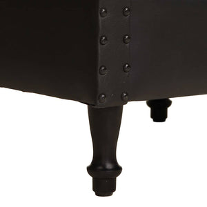 Poltrona a Pozzetto Nera in Vera Pelle cod mxl 21239