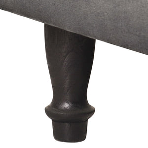 Poltrona a Pozzetto Nera in Vera Pelle e Tela 320781