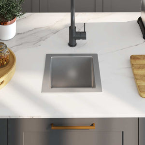 Lavello da Cucina Lavorato a Mano in Acciaio Inox cod mxl 53443