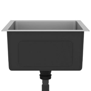 Lavello da Cucina Lavorato a Mano in Acciaio Inox 51500