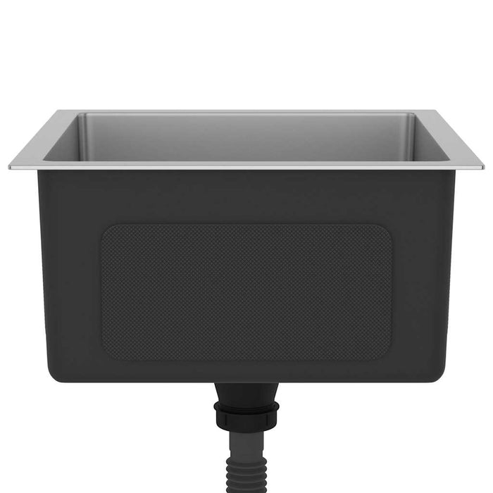 Lavello da Cucina Lavorato a Mano in Acciaio Inox 51500