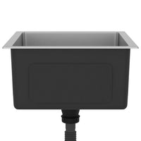 Lavello da Cucina Lavorato a Mano in Acciaio Inox