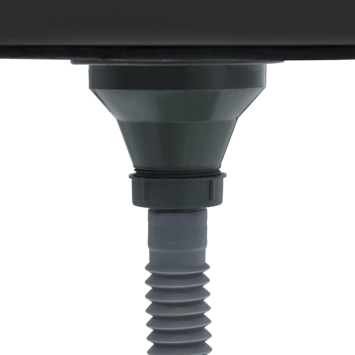 Lavello da cucina fatto a mano lavabo interno bagno casa 40 x 40 cm acciaio inox argento 02_0002451