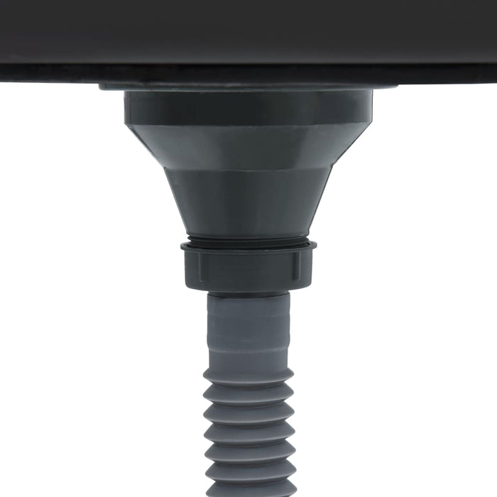 Lavabo da cucina fatto a mano per interni casa bagno lavabo nero 40 x 40 cm in acciaio inox 02_0002452