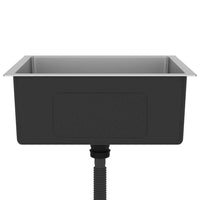 Lavello da Cucina Lavorato a Mano in Acciaio Inox 51502