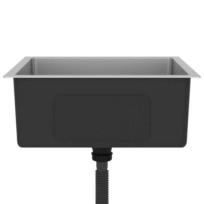 Lavello da Cucina Lavorato a Mano in Acciaio Inox 51502