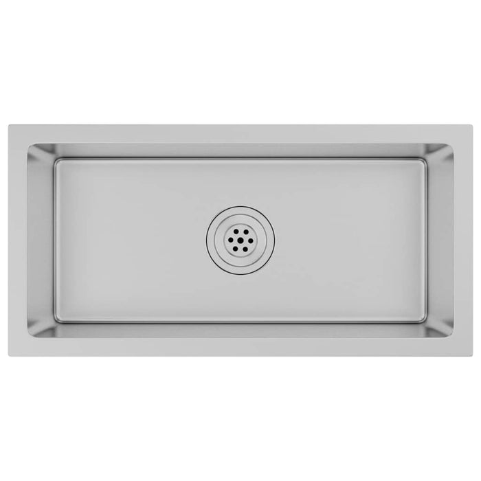 Lavello da Cucina Lavorato a Mano in Acciaio Inoxcod mxl 102718