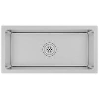 Lavello da Cucina Lavorato a Mano in Acciaio Inox 51504