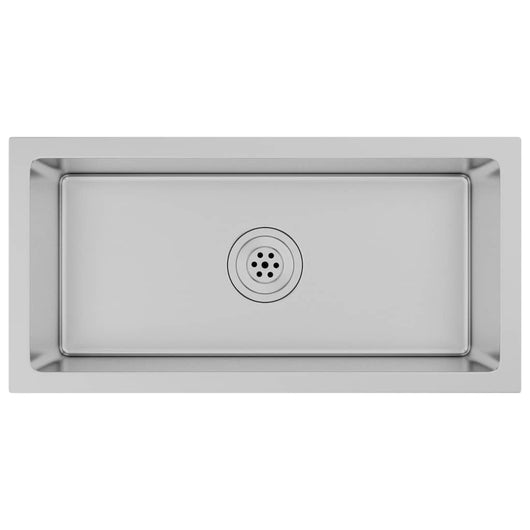 Lavello da Cucina Lavorato a Mano in Acciaio Inox 51504