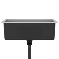 Lavello da Cucina Lavorato a Mano-Lavandino-Lavabo in Acciaio Inox 664550