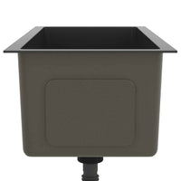 Lavello da Cucina Lavorato a Mano Nero Acciaio Inox 51505