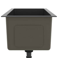 Lavello da Cucina Lavorato a Mano Nero Acciaio Inox cod mxl 49411