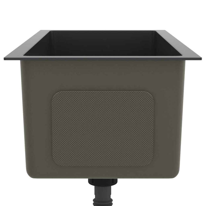 Lavello da Cucina Lavorato a Mano Nero Acciaio Inox cod mxl 49411