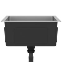 Lavello da cucina fatto a mano 44 x 34 cm acciaio inox argento 02_0002457