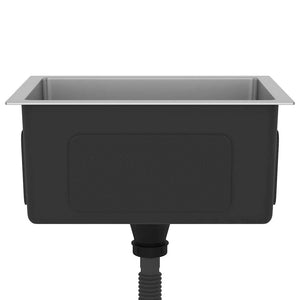 Lavello da Cucina Lavorato a Mano-Lavandino-Lavabo in Acciaio Inox 361029